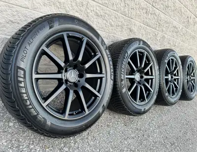 Michelin Pilot Alpin 5 SUV MO1 Winter Tires and original 20 inch Mercedes Benz G-Class / G-Wagon G63...