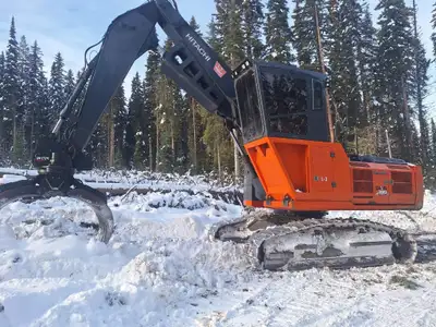 2019 Hitachi ZX310F-6-LL Log Loader - forestry cab, top mounted tool cylinder & pins, high-wide unde...