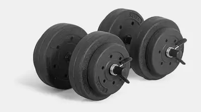 CAP Adjustable Cement Dumbbells - 40 lb Set, View more