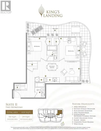 Brand New Suite at King's Landing in Concord Park Place. Bright and functional layout featuring 9-ft...