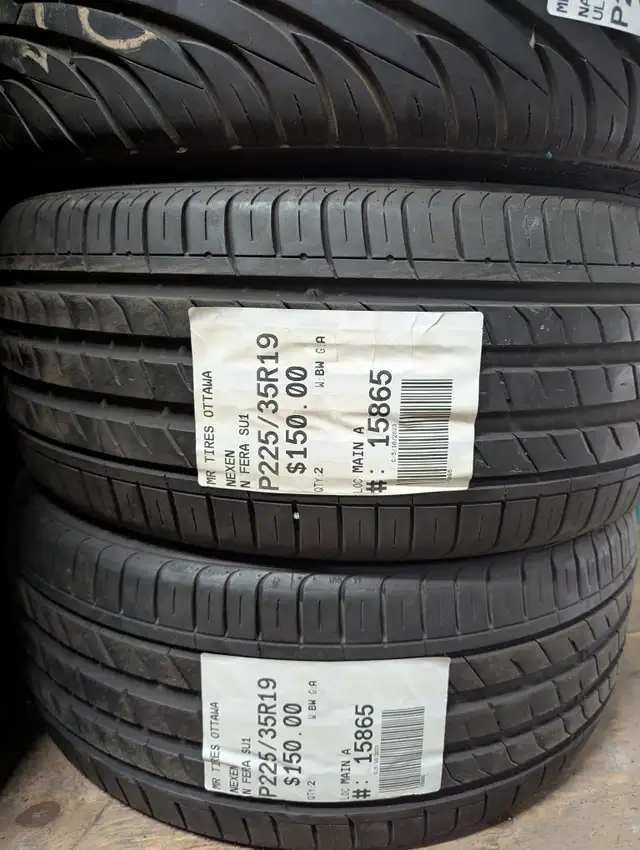 P225/35R19  225/35/19  NEXEN N FERA SU1 TAG # 15865 in Tires & Rims in Ottawa - Image 2