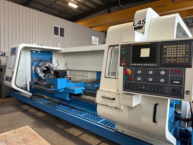 L&L LC-34-12x120 Flatbed CNC Hollow Spindle Lathe (2008) in Other Business & Industrial in Edmonton