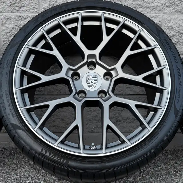 (85%) 4x Porsche 911 *992* 20"/21" OEM Summer Wheels Package in Tires & Rims in City of Toronto - Image 5