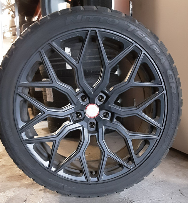 24" Vossen HF2 Hybrid Forged 5x130 Wheels ONLY in Tires & Rims in City of Toronto - Image 2