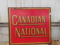 Canadian National Sign ( Masonite) 42" x 48"