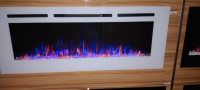 NEW Electric Fireplaces 50" WHITE or BLACK -- AWESOME PRICES!