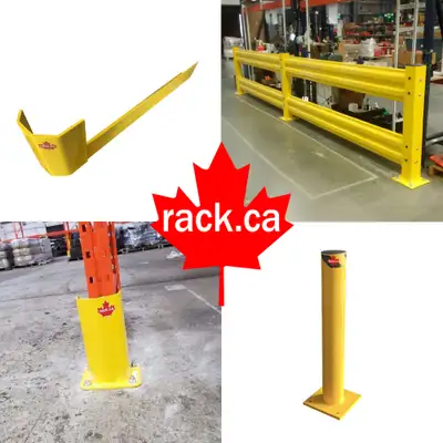 Pallet Racking protection - guards and safety rails., View more
