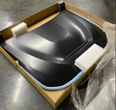 BMW F22 F87 GTS ALUMINUM HOOD NEW PRIMED M235 M2 228i 235i 2 SERIES WE ALSO HAVE FENDER M2 BUMPER SP...