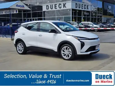 WAS: $43109 NOW: $36344Bold in Summit White, our 2027 Chevrolet Bolt EV LT is built to go further in...