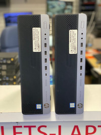 HP ELITEDESK 800 G4, G3   SFF CORE I7 16GB RAM,    256GB M.2 SSD