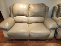Used leather sofa love seat for sale.