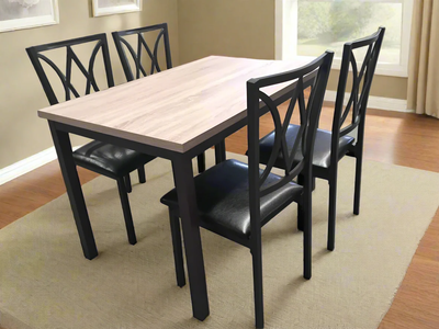 5 Piece Dining Room Table and Chair Set CS5504B, View more