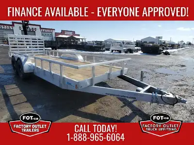 Welcome to Factory Outlet Trailers! NEW 6.5x20ft CargoPro Utility Landscape Wood Deck Trailer by Alc...