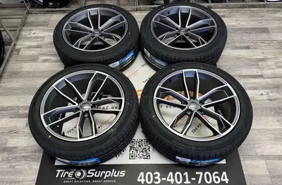 Replica A28 Wheels and All-Season Tires Fits Audi Q5, SQ5 -Wheel Size: 20x9.0J -Offset: 30 -Bolt Pat...