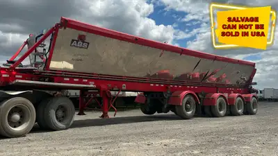Heavy truck / Camion lourd - # STOCK: GX-29468 2022 ABS REMORQUES LIVE BOTTOM TRAILER REMORQUE A STR...