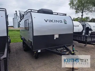 Coachmen Viking Camping Trailers 12.0TD XL highlights: 60in.in. x 74in.in. Bed Gaucho Rear Entry Inn...