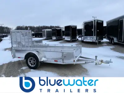Canadian Mennonite Built Single Axle Aluminum Utility Trailer is $3,695.00 or $73.89/month! Ord: E18...