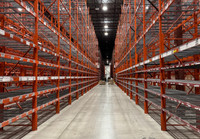 Used Redirack warehouse rack frames 30’ x 42” available for sale