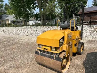 2012 CATERPILLAR CC24 TANDEM DRUM ROLLER STOCK# A111763 33 HP ENGINE 5291 POUND OPERATING WEIGHT 47...