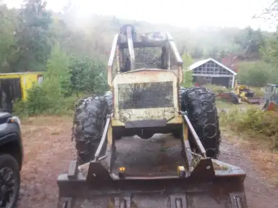 Scrapping 230 Timberjack and Treefarmer C5 skidders; Rads,chains,wheels the tires , Hercules and Can...