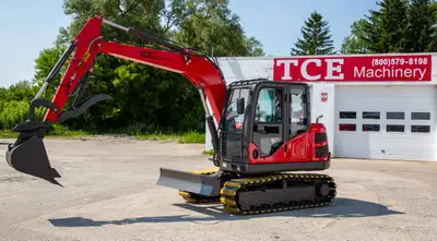 *13,200 lbs. Operating Weight Mini Excavator *KUBOTA 58HP diesel engine *high/low travel speed *Hydr...