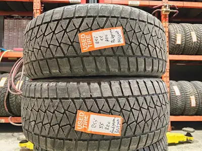 A pair of good used P255/55R20 Bridgestone Blizzak DMV2 install and balance $230 Loose purchase $90...