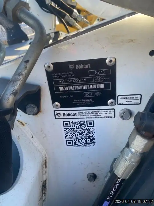 2017 BOBCAT S770 w/ Bucket FOR SALE in Heavy Equipment in Markham / York Region - Image 11