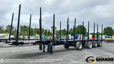 Trailer - # STOCK: R-33846 2013 ASETRAIL 48' LOG TRAILER REMORQUE À BILLOTS 2013 ASETRAIL 48' LOG TR...