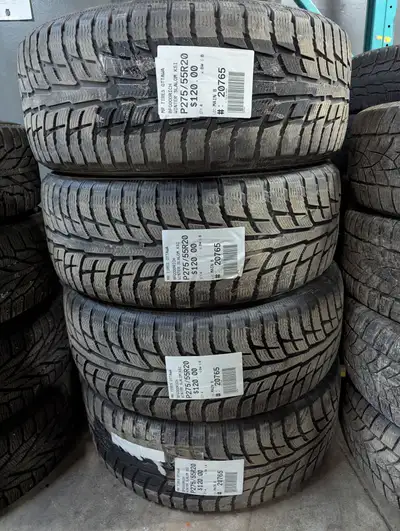 SET OF 4X P275/55R20 275/55/20 BFGOODRICH WINTER SLALOM KSI TAG # 20765 ** Please read details below...