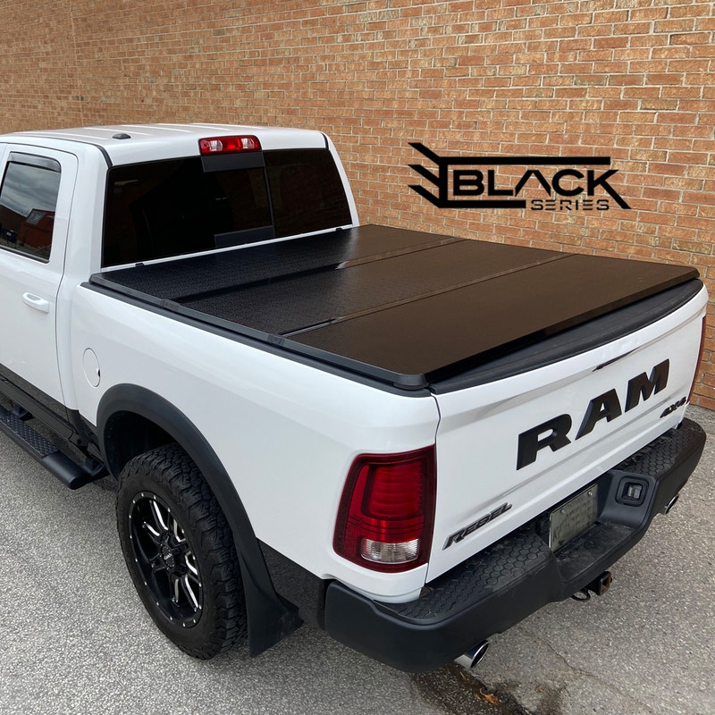 Dodge Ram Pickup Hard Trifold Cover Solid Fold Tonneau Covers
