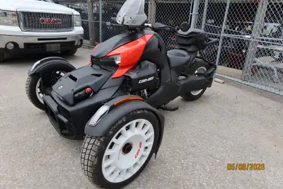 USED 2023 Can-Am Ryker Rally 900 ACE. This loaded-up Ryker features the Rotax 3-cylinder 900 ACE L/C...