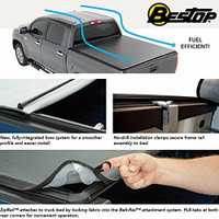 Bestop 18024-01 ZipRail Tonneau Cover for Toyota 95-04 Tacoma 6'