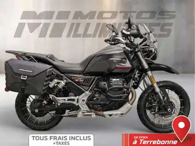 MOTO GUZZI V85 TT 2021 Noir 36844 km km au compteur. Motos Illimitées Terrebonne. Prix de vente incl...