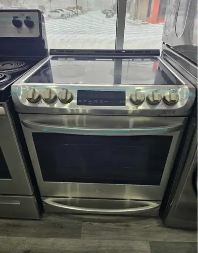 LG 30" Stainless Steel Slide-In Electric Ceramic Stove Oven, View more