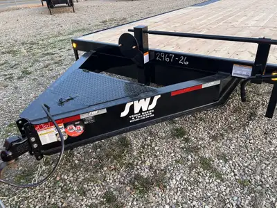 2026 SWS 26' Deck Over Wheel Trailer w/ Mega Ramps (3) 7K Axles, View more