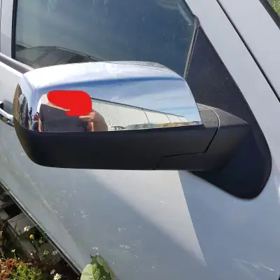 2014 2015 2016 2017 2018 2019 GMC SIERRA AND SILVERADO RIGHT PASSENGER SIDE MIRROR HEATED CHROME ___...