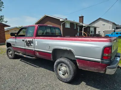 1996 Ram. 5.9 2nd generation Cummins diesel. Selling for parts only. Not certifiable. Good engine an...