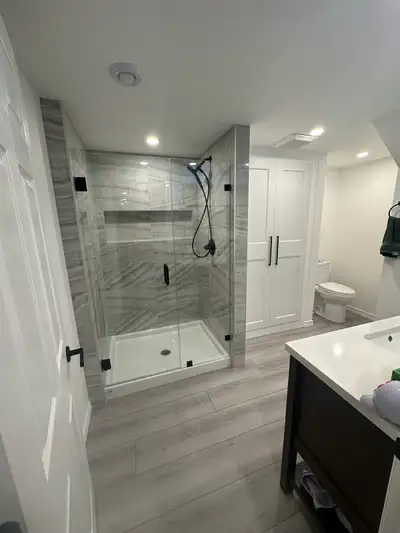Looking to fully remodel your bathroom? We handle complete washroom renovations from start to finish...