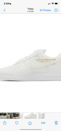 Louis Vuitton Nike Air Force one. Low