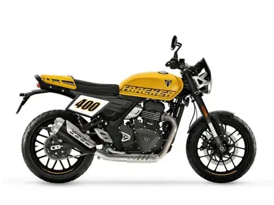 Sturgess Cycle 2026 Triumph Tracker 400 Racing YellowBorn in the dirt. Built for the street.Stripped...