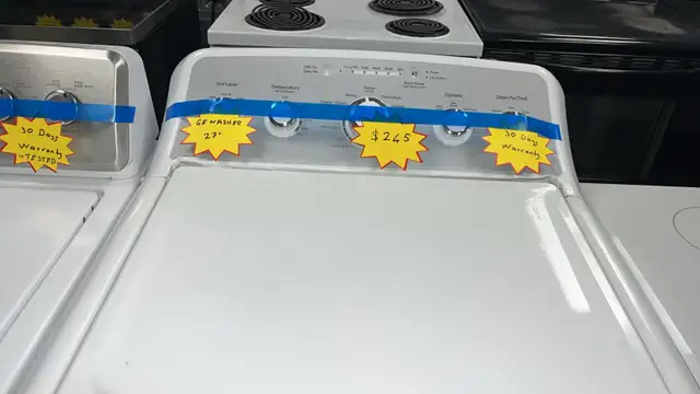 GE 27” Top Load Washer  Fully Tested  30-Day Warranty in Washers & Dryers in Kitchener / Waterloo - Image 5