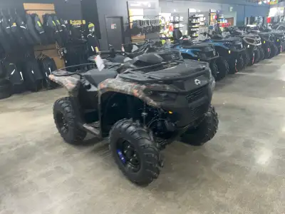 2026 CAN-AM OUTLANDER DPS 500 ATV STOCK #A116669 40 HP ROTAX ACE ENGINE SELECTABLE 2WD/4WD WITH VISC...