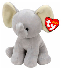 TY Baby Collection Plush Elephant  “ BUBBLES” (2017) NEW- tags