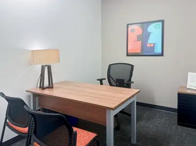 Get started right away with a ready-to-use office space to rent for two. Make a home for your busine...