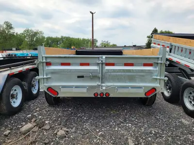 2026 Weberlane Low Profile Galvanized Dump Trailer Model ECDWL1272LP52 Built for demanding jobs and...