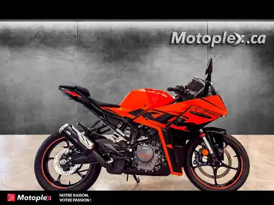 Motoplex St-Eustache RC390 886 KM LIQUIDATION KTM RC 390 2022 Tres bas kilometrage ! Moto sport-tour...