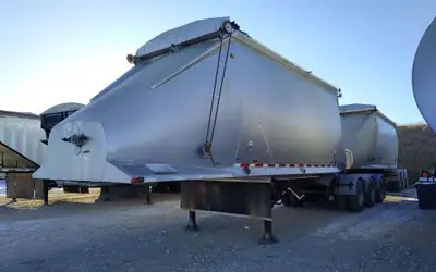 2002 Beall B-Train Belly Dump Trailer /Tri-Tri axles Bullet super B-Train, Aluminum Capacity: 74 Cub...
