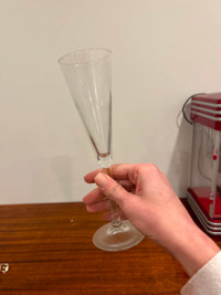 Champagne flutes- modern