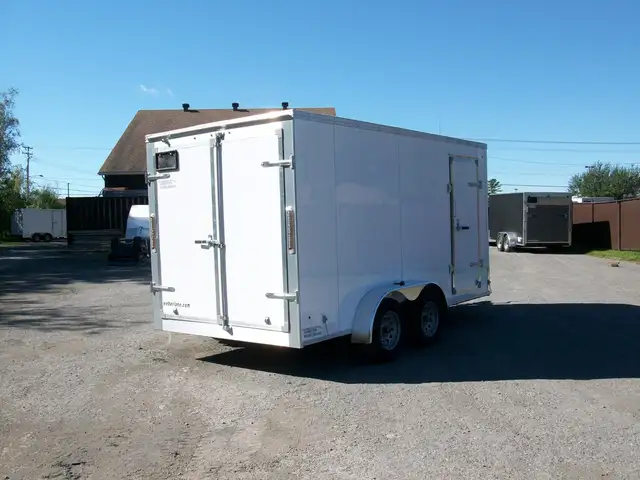 2025 Weberlane CARGO 7 X 14 V-NOSE A GLISSIERE 78in.HT. CONTRACT in Cargo & Utility Trailers in Laval / North Shore - Image 8