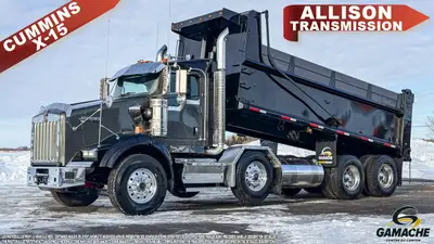 Heavy truck - # STOCK: C-37352 2022 KENWORTH T800 BENNE BASCULANTE / CAMION DOMPEUR 12 ROUES 2022 KE...